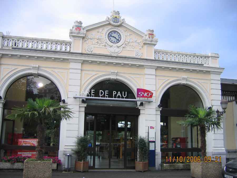 Gare da cidade de Pau. 